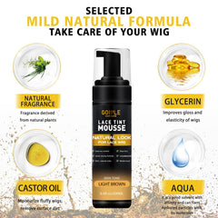 Goiple kit packaging and included elastic band for secure wig customization