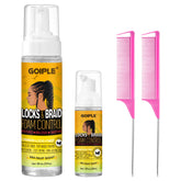 Goiple mousse-trenzas-efecto-firmeza: fijación duradera para trenzas.