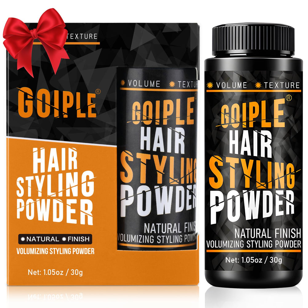 Goiple polvo texturizante para pelo, efecto natural y volumen visible sin residuos.