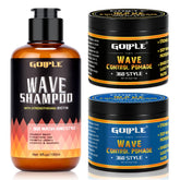 Goiple pomada para olas naturales muestra textura firme para definición de 360 olas