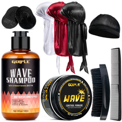 Goiple pomada para ondas 360, define la textura con brillo natural.