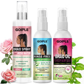 Goiple bruma para trenzas Rosa Menta en botella, hidrata y aporta brillo