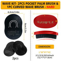 Ondas 360 definidas con Goiple Wave Pomade y fijación duradera