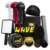 Goiple Wave Pomade para Hombres, envase y aplicación para ondas definidas.