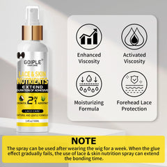 Goiple wig glue remover for gentle, residue-free removal.
