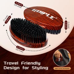 Goiple Wolfin Pro nylon bristles close-up for durable brushing.