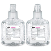 GOJO antibacterial foam handwash refill in plum fragrance, front view.