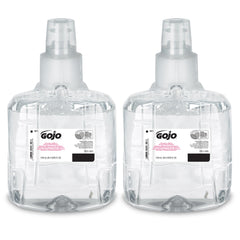 GOJO Clear and Mild Foam Handwash bottle; fragrance-free formula ideal for sensitive noses.