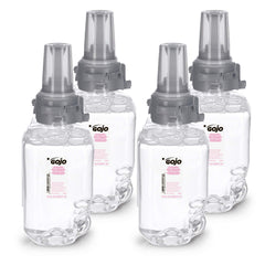 GOJO Clear & Mild refill bottle showing convenient, hygienic refills