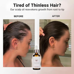 Close-up of Golab Beauty ingredients highlighting botanicals for scalp wellness.