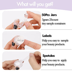GOLACKY mini spatulas included for precise, mess-free product spreading