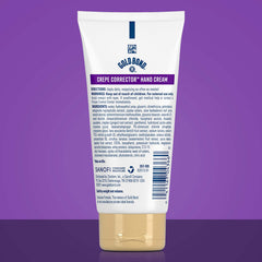 Crepe Corrector hand cream smooths crepey skin on hands with Gold Bond.