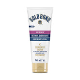 Gold Bond Age Renew Retinol Overnight, bote con bomba para uso nocturno cómodo