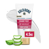 Gold Bond Diabetic Lotion bottle with pump for easy daily hydration