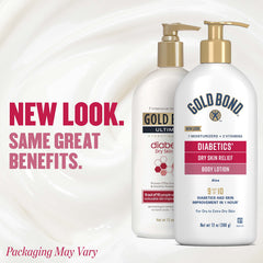 Gold Bond Diabetics' Dry Skin Relief con aloe aporta nutrición diaria a la piel.