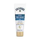 Gold Bond Healing Foot Cream 4 oz tube highlights rich moisture for dry feet