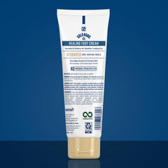 Gold Bond Healing Foot Cream with aloe soothing rough feet