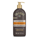 Gold Bond Hombres Essentials Loción, bote pump 14.5 oz para hidratación diaria