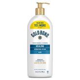 Gold Bond loción hidratante con aloe para manos, alivio suave y duradero.