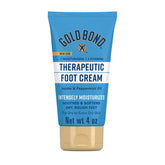 Gold Bond Therapeutic Foot Cream bottle for easy, cooling application.