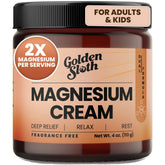 Golden Sloth Crema de magnesio para dormir profundo y relajación nocturna