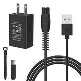 GOLDFOX 5V charger front view, compact travel-ready for One Blade