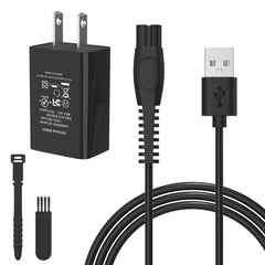 GOLDFOX 5V charger front view, compact travel-ready for One Blade