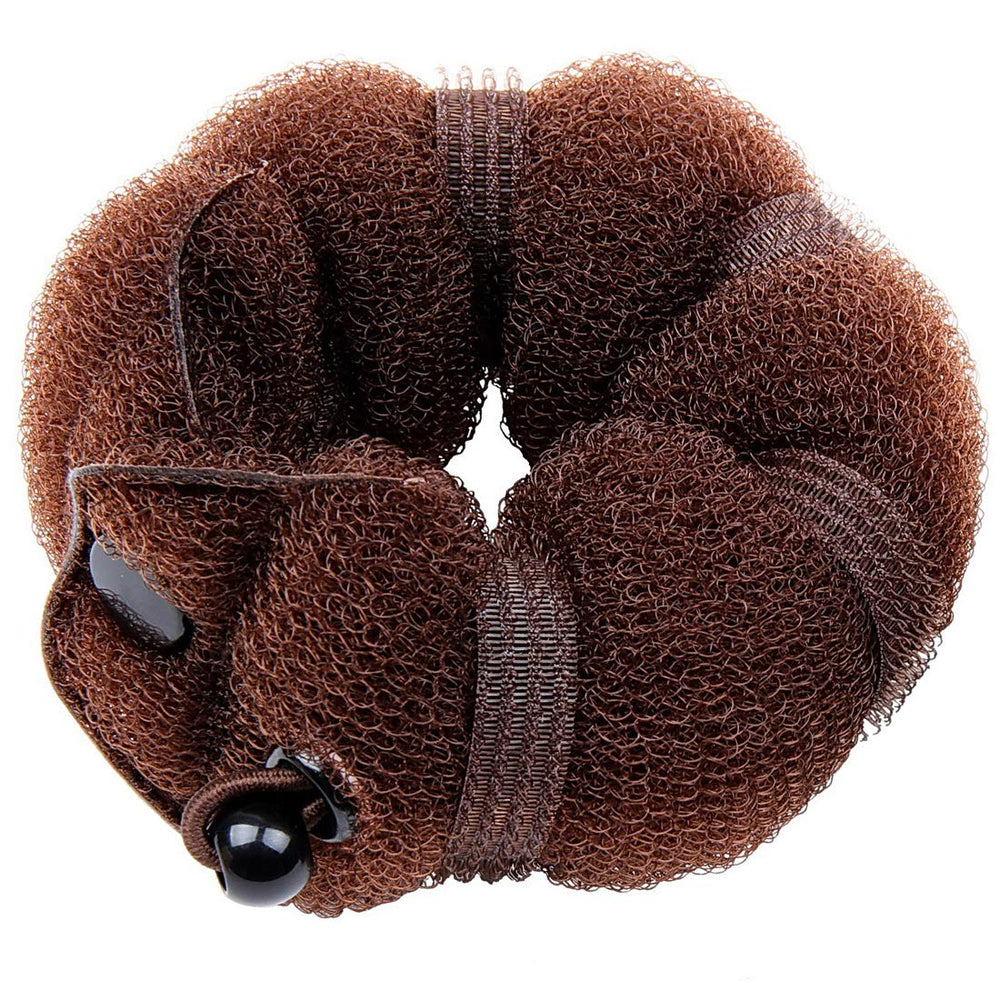 Goldrose buns donut forma para peinados rápidos y fáciles.