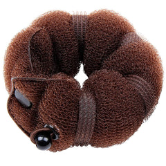 Goldrose buns donut forma para peinados rápidos y fáciles.