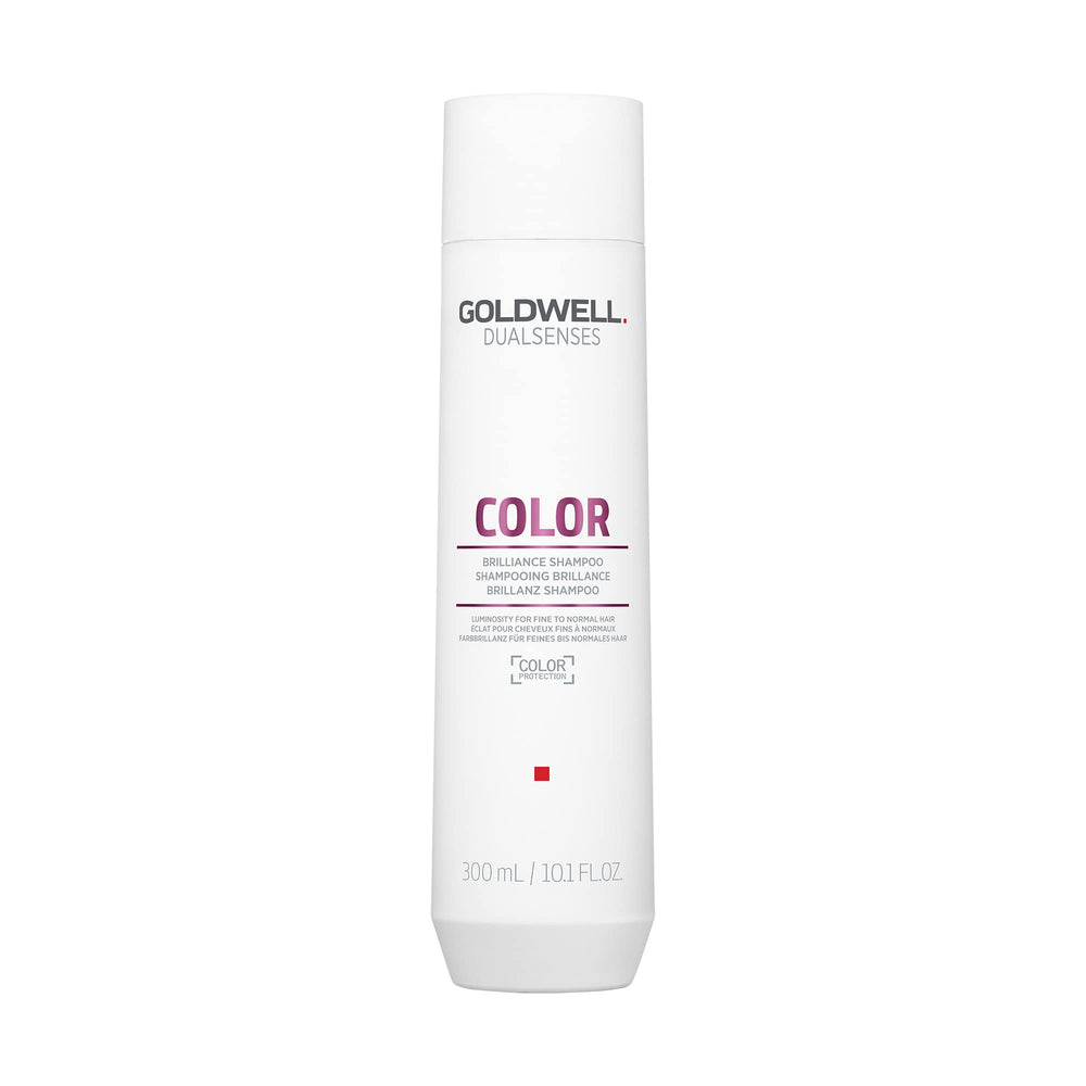 Goldwell Dualsenses Color Brilliance champú: botella visible, brillo duradero para color.