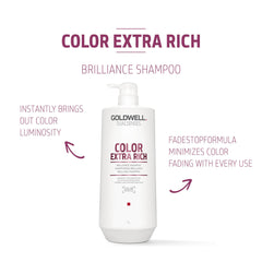 Goldwell Dualsenses Champú deja el cabello sano y con brillo visible