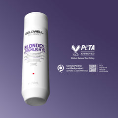 Goldwell Dualsenses bottle highlights Luminescine color technology for vibrant blonde tones