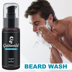 GoldWorld beard oil 2-pack ready for ongoing grooming.