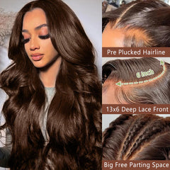 GOLFMAX 13x6 HD lace-front wig closeup reveals transparent lace and natural hairline