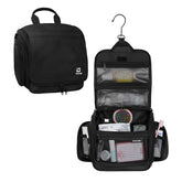 Goloni hanging toiletry bag hook for easy hands-free access.