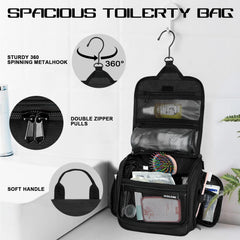 Goloni ten-compartment organization prevents clutter during trips.