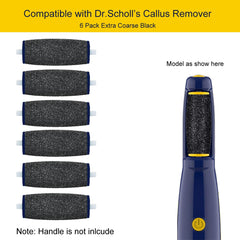 GOMINYUF snap-on installation demonstrates quick, tool-free fitting to Dr. Scholl's foot file