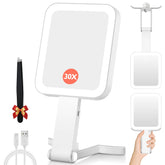 GOMIPURU travel mirror with 30x and 1x views for precise makeup.