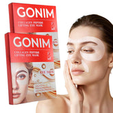GONIM 360° eye contour patch applying around the eye, delivering comprehensive coverage and targeted care.