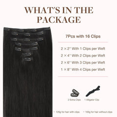 GOO GOO Real Human Hair close-up highlights silky texture
