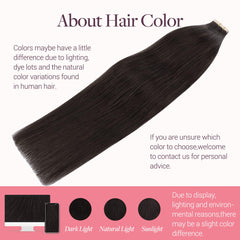 GOO GOO extensions with thick ends for fuller, balanced hair
