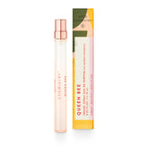 Good Chemistry Queen Bee travel spray cap close-up, compact design for on-the-go scent.