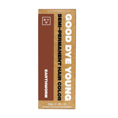 Good Dye Young Earthworm bottle closeup showing vibrant semi permanent color with conditioning