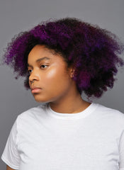 Good Dye Young purple dye being applied with gloves for a precise look