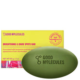 Good Molecules Brightening Dark Spots Bar packaging front invites daily routine for even tone.