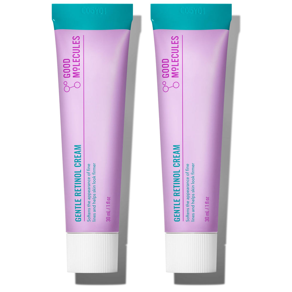 Good Molecules Gentle Retinol Cream frente al envase, ideal para rutina nocturna suave.