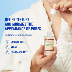 Good Molecules Niacinamide Serum Pack 2, caja de presentación, ideal para uso diario.