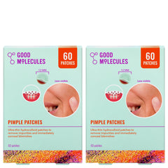 Parches Good Molecules ultrafinos para acné, se adaptan a cualquier tono de piel.