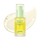 GOODAL Green Tangerine Serum bottle close-up for radiant, even-toned skin.