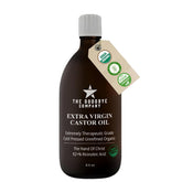 The Goodbye Company aceite de ricino prensado en frío en botella ámbar para cabello más fuerte
